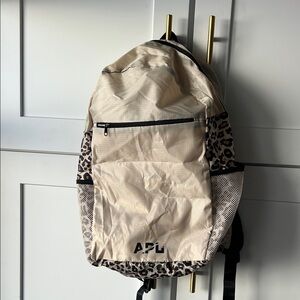 APL Tan and Leopard Backpack